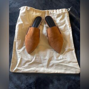 Jenni Kayne Suede/leather Mule in Saddle Brown Size 7
